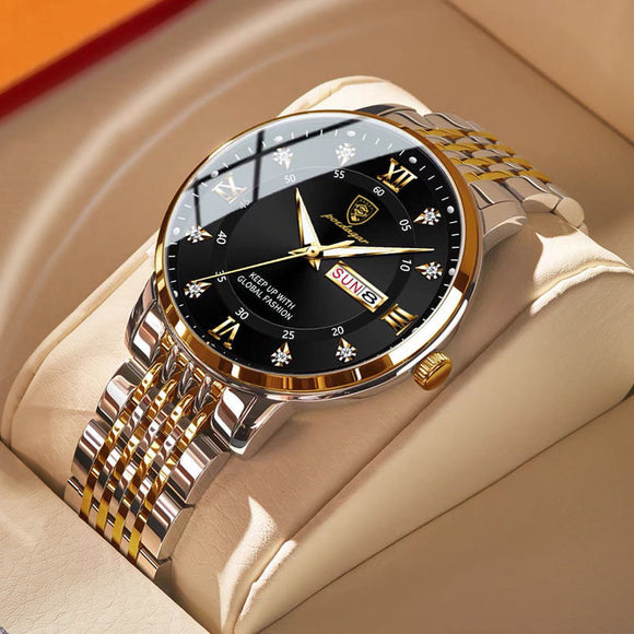 Men Stainless Steel Luxury Sport Wrist Watches